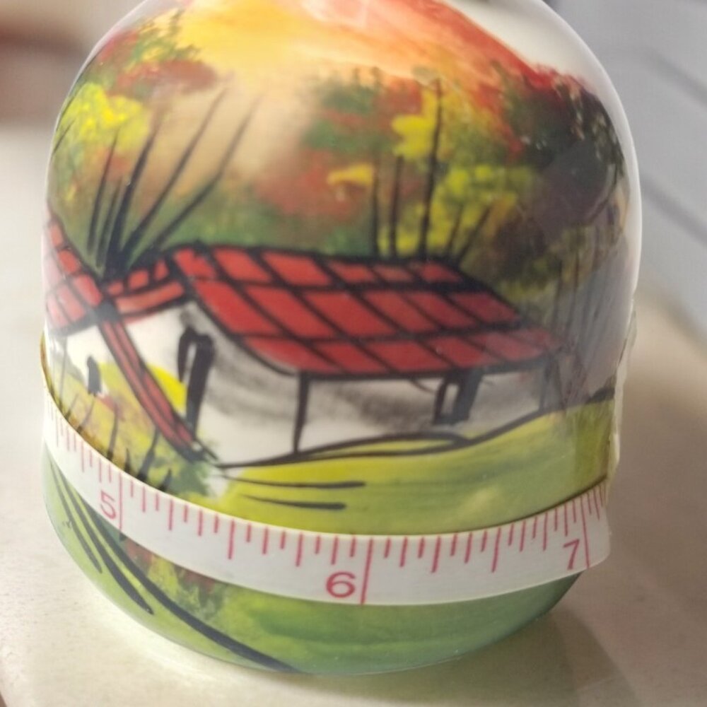 Guatemala’s Colorful Ceramic Bell, Hand-Painted Folk Art Decorative Souvenir - Picture 7 of 15